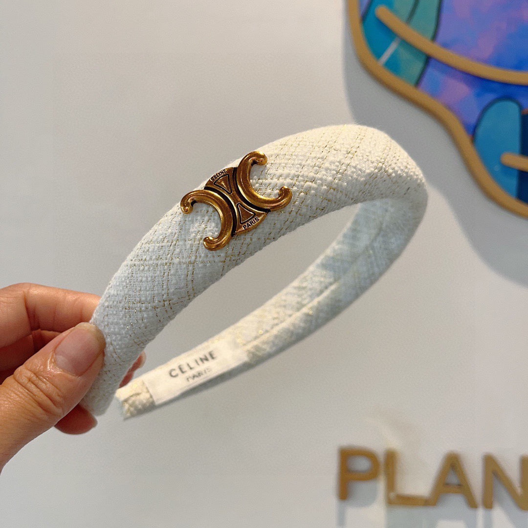 CELINE Letter Logo Headband