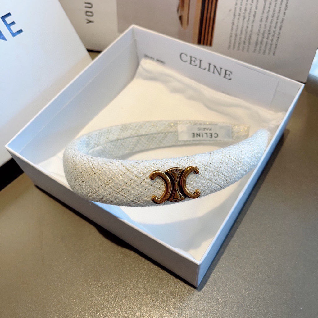 CELINE Letter Logo Headband