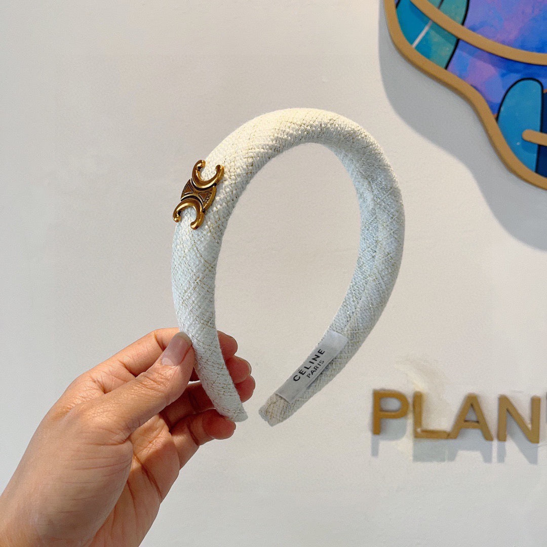 CELINE Letter Logo Headband