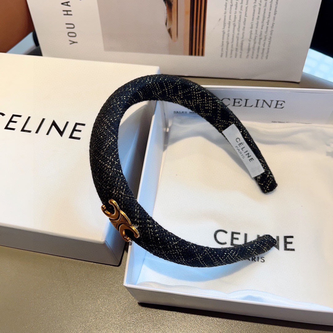 CELINE Letter Logo Headband