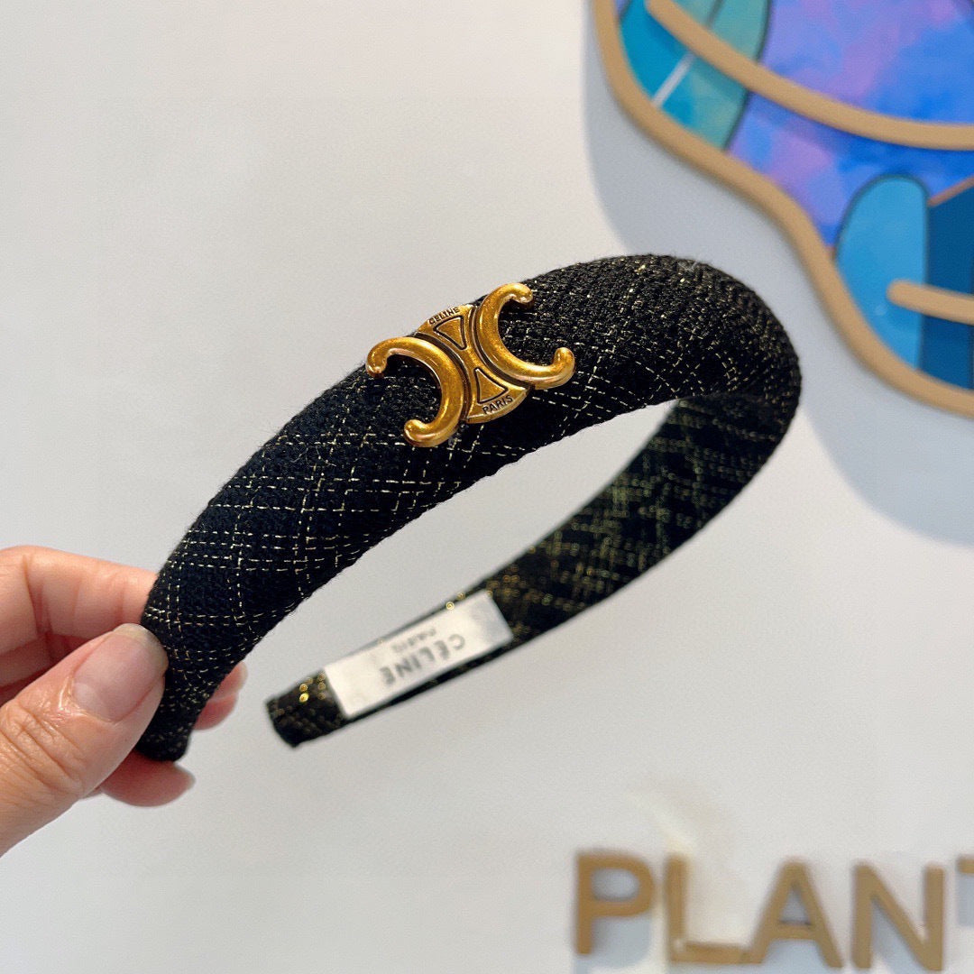 CELINE Letter Logo Headband