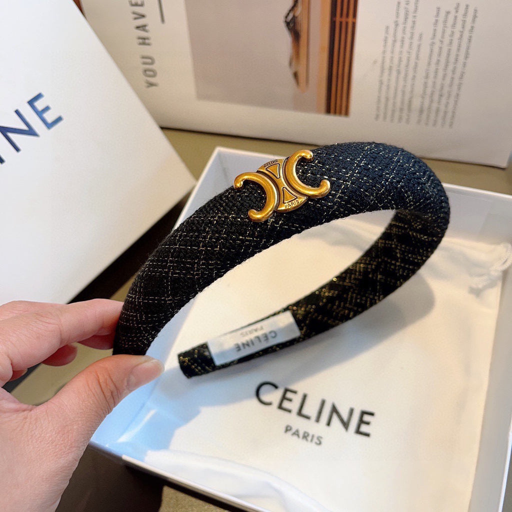 CELINE Letter Logo Headband