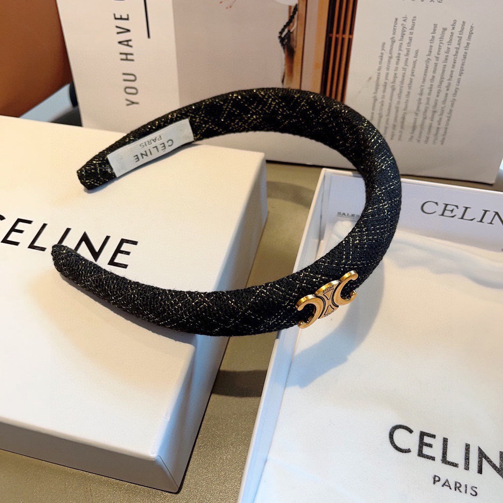 CELINE Letter Logo Headband