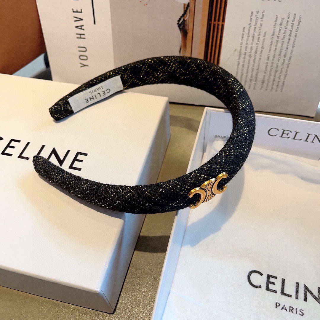 CELINE Letter Logo Headband