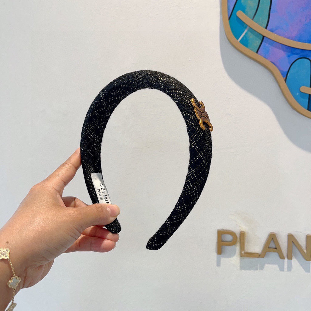 CELINE Letter Logo Headband