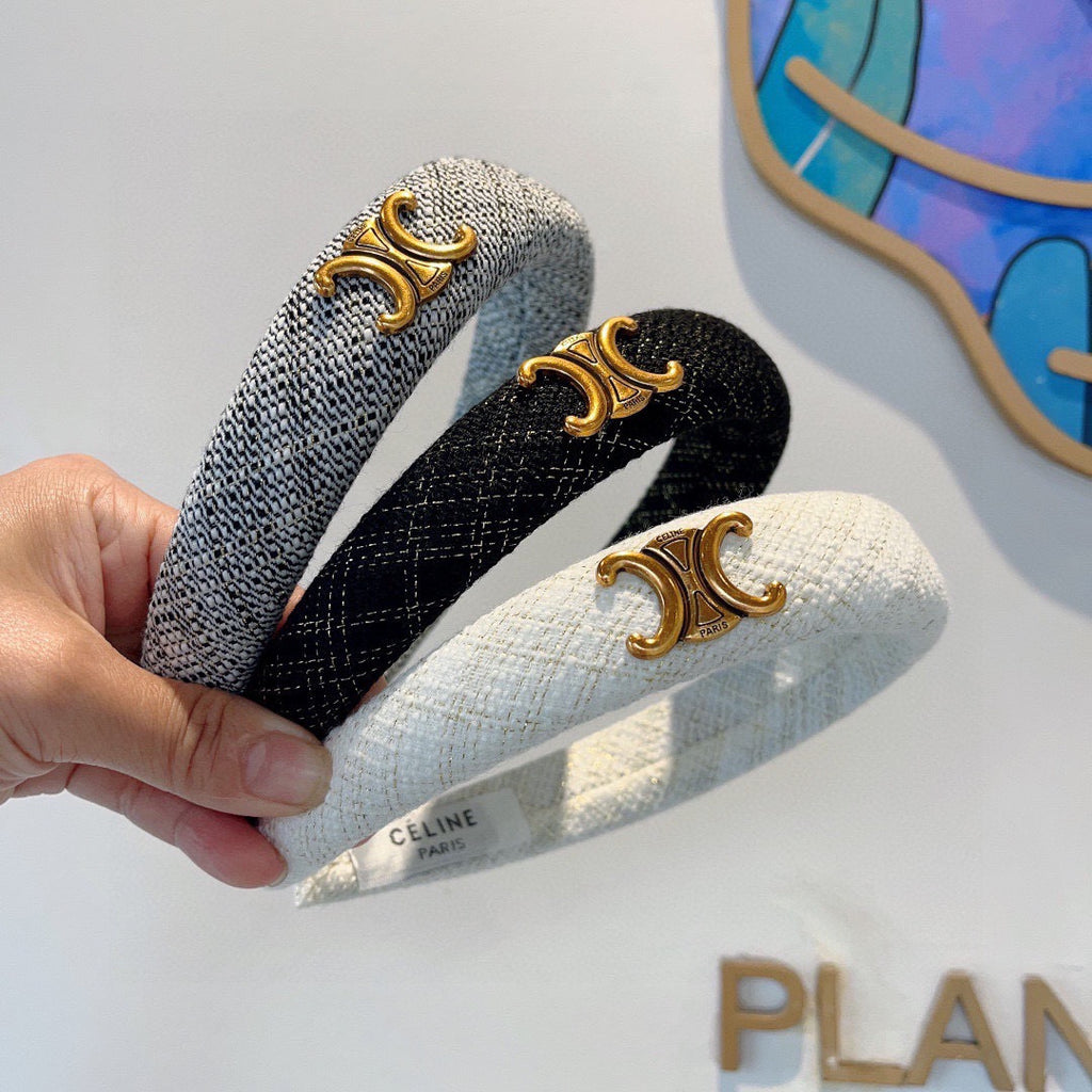 CELINE Letter Logo Headband