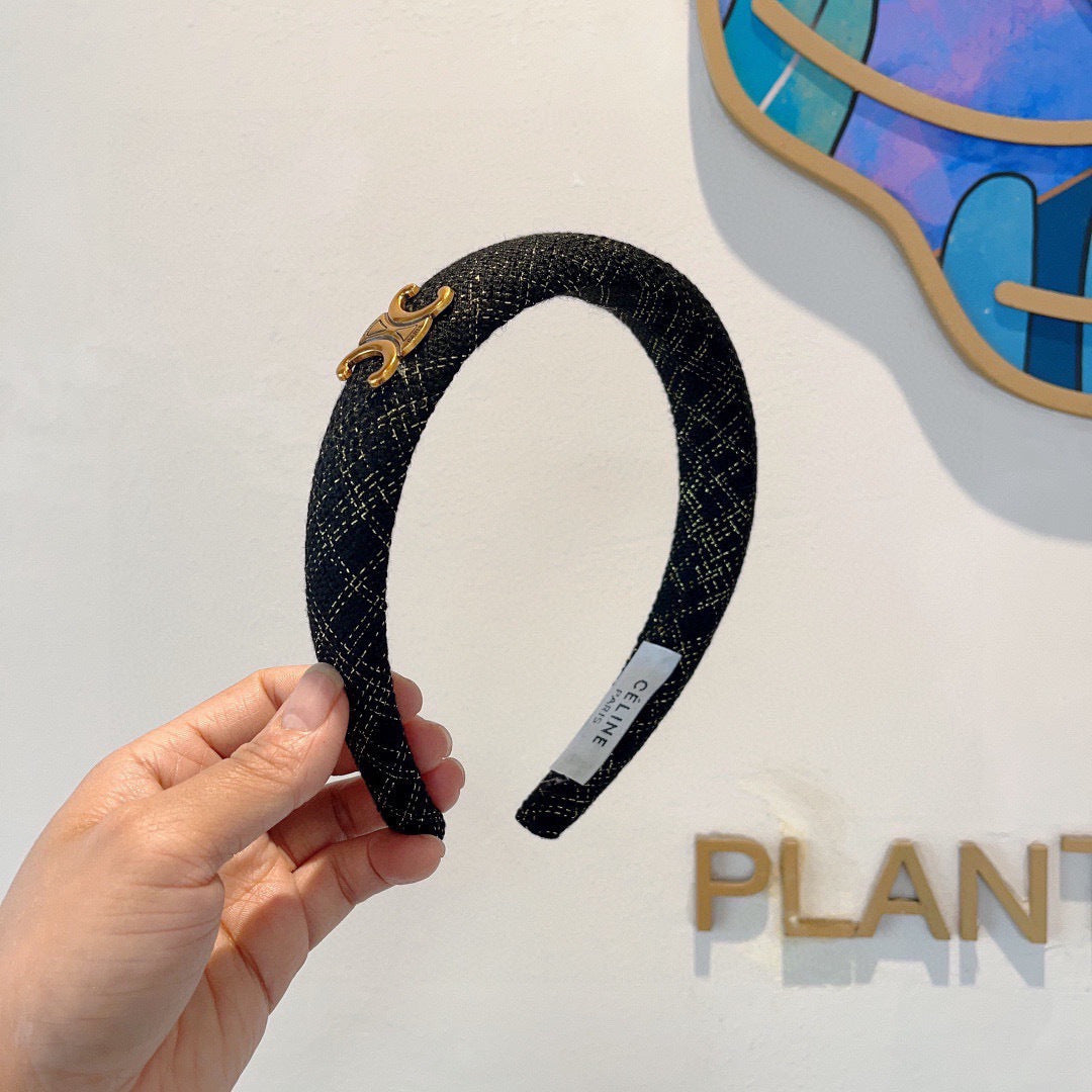 CELINE Letter Logo Headband