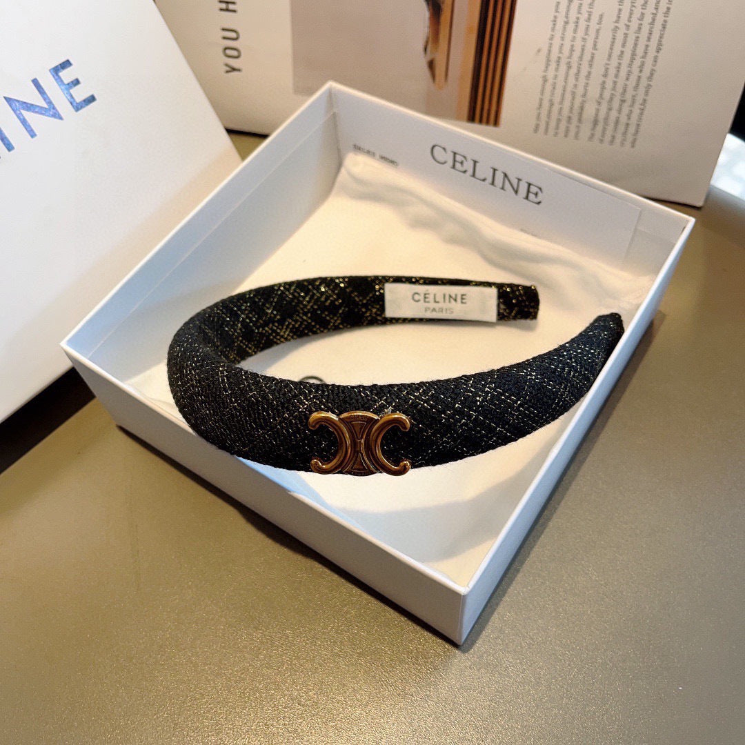 CELINE Letter Logo Headband