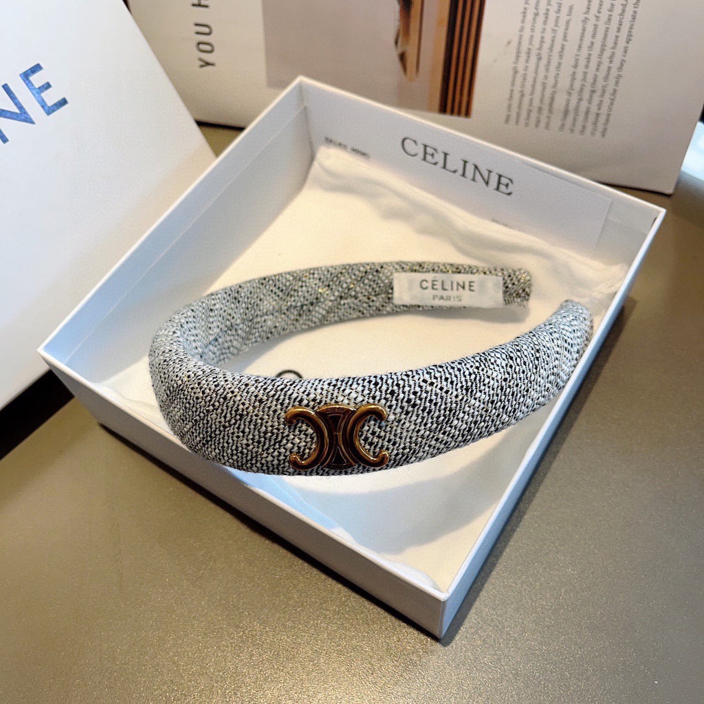 CELINE Letter Logo Headband