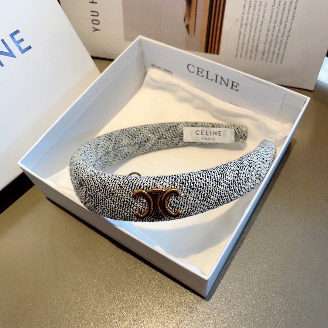 CELINE Letter Logo Headband