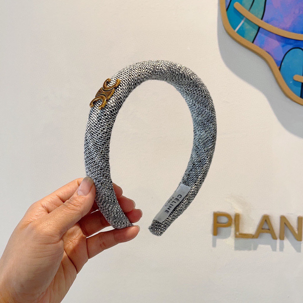 CELINE Letter Logo Headband