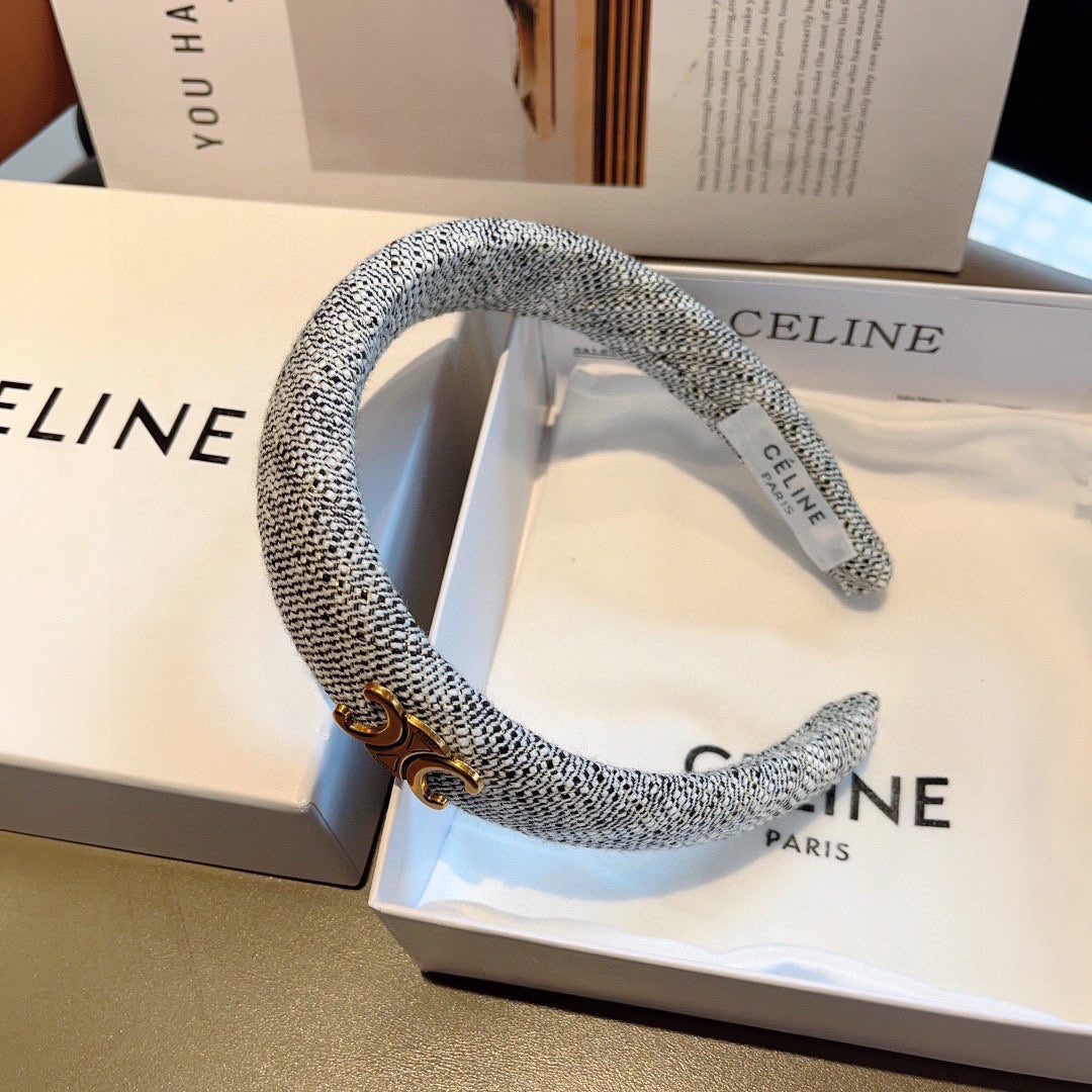 CELINE Letter Logo Headband