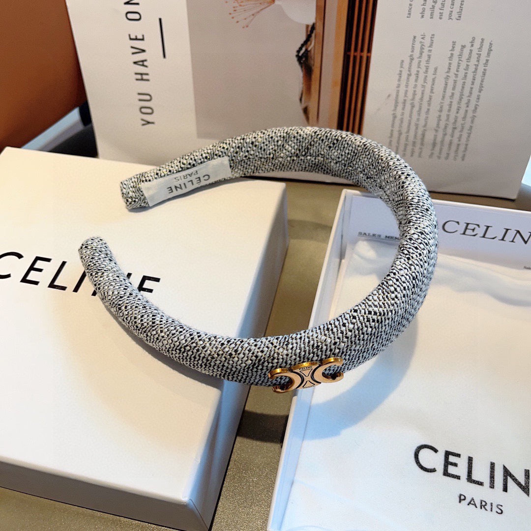 CELINE Letter Logo Headband