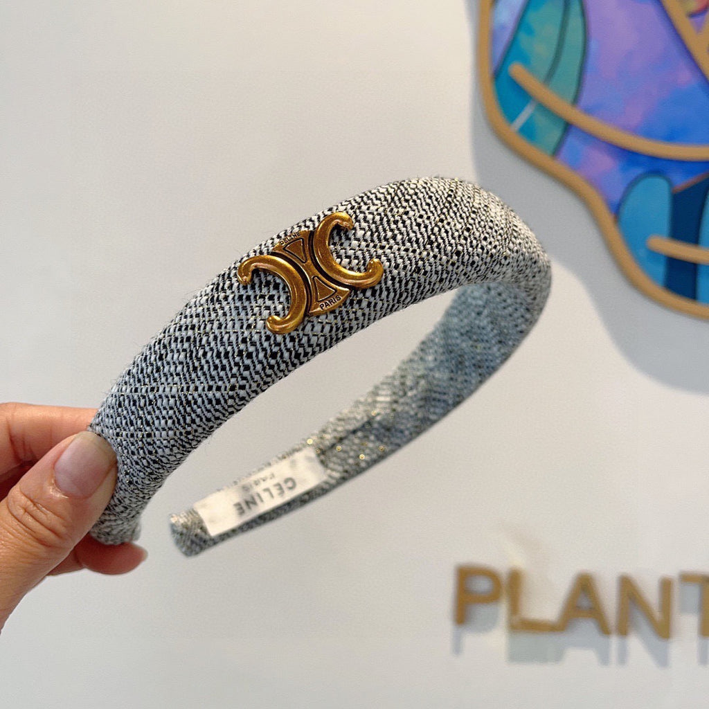 CELINE Letter Logo Headband