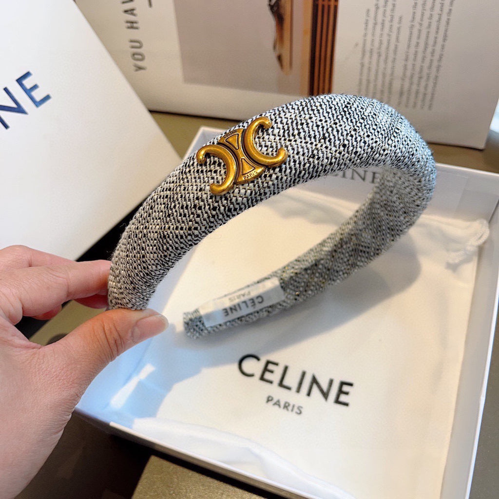 CELINE Letter Logo Headband