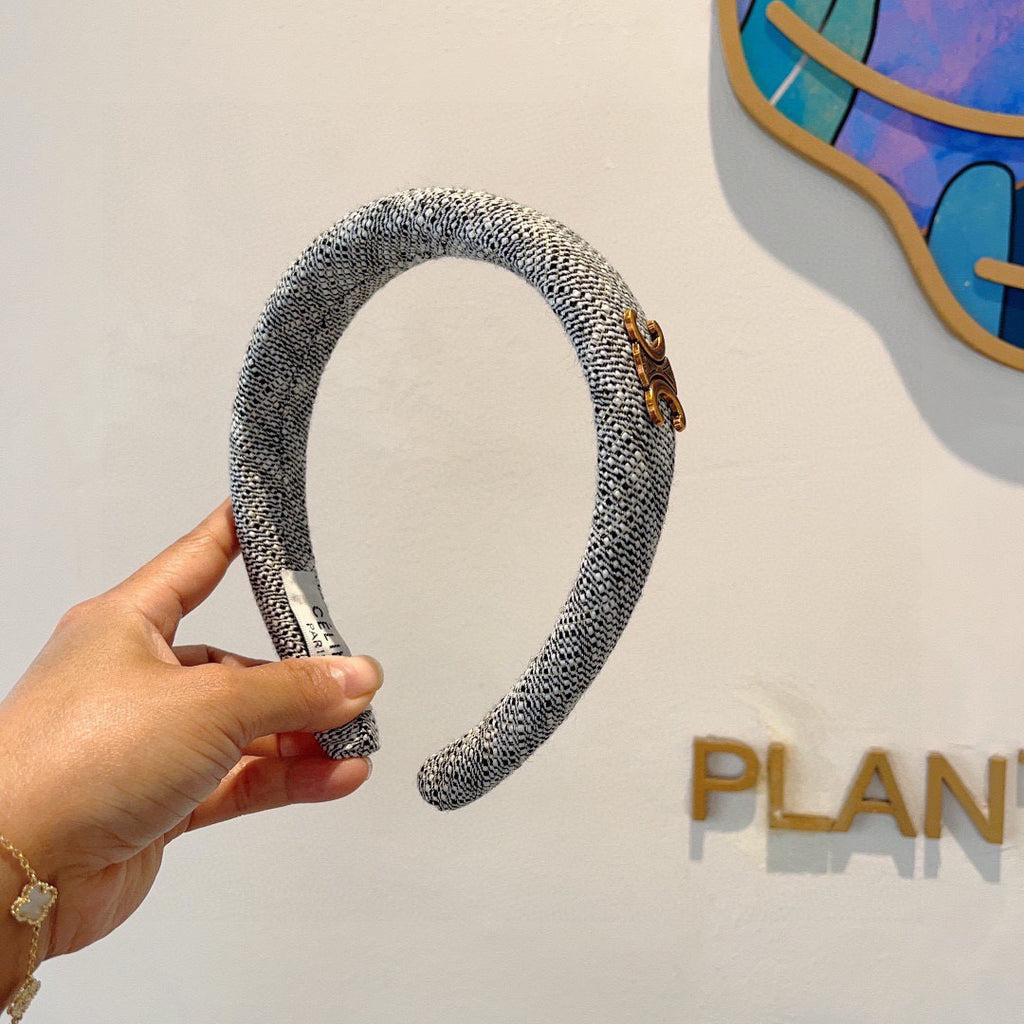CELINE Letter Logo Headband