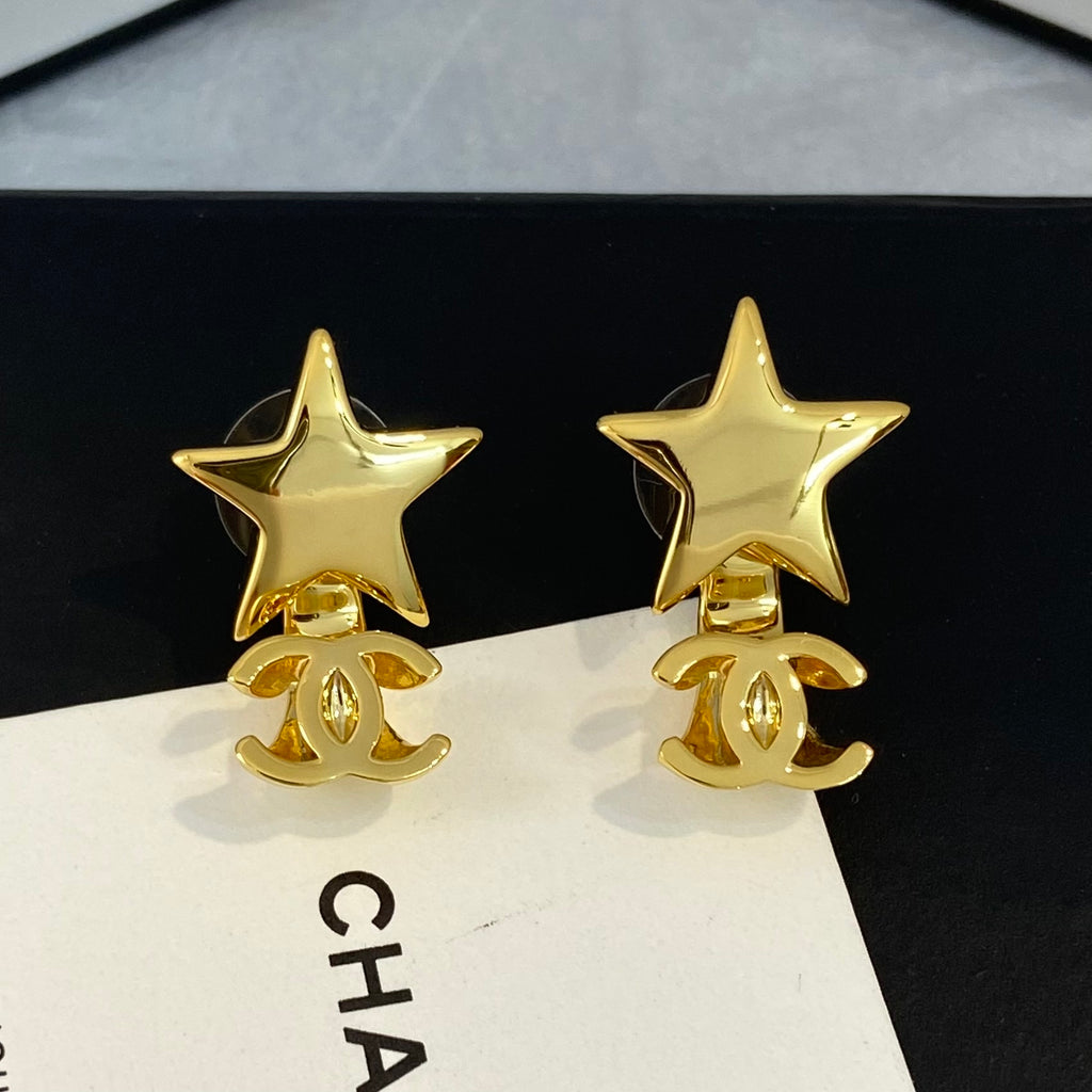 Double-C Layered Earrings