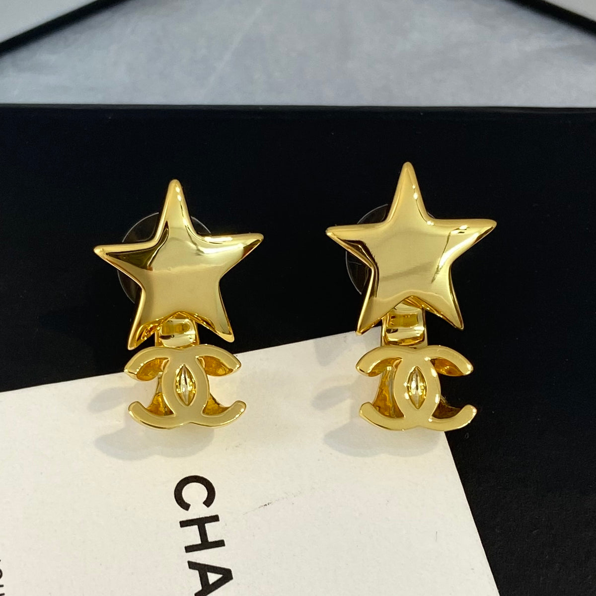 Double-C Layered Earrings