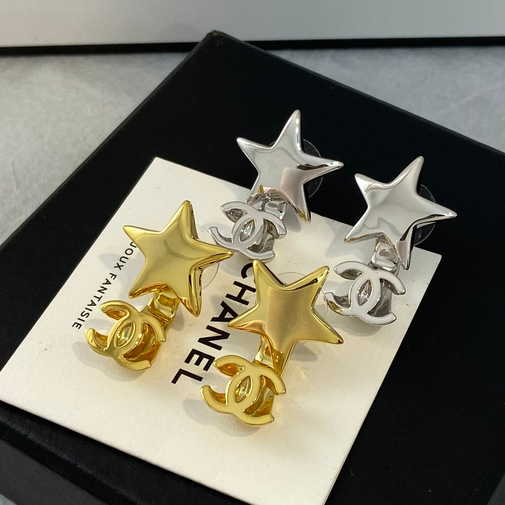 Double-C Layered Earrings
