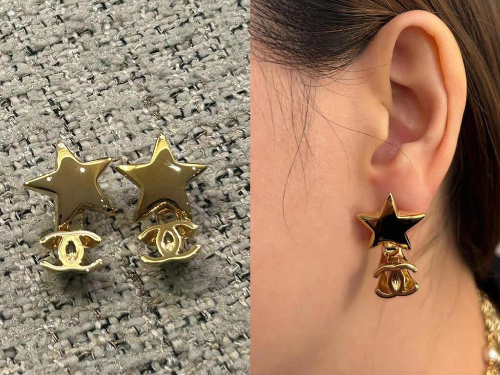 Double-C Layered Earrings