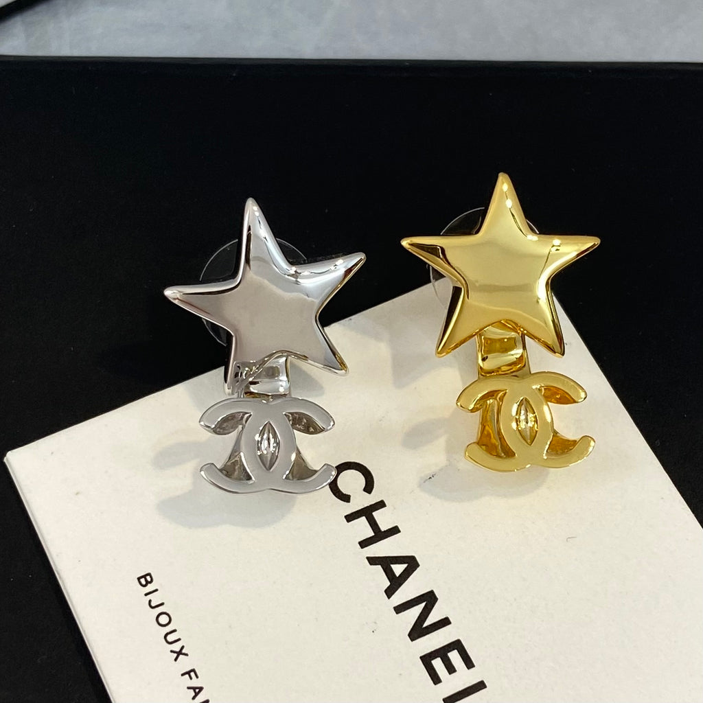 Double-C Layered Earrings