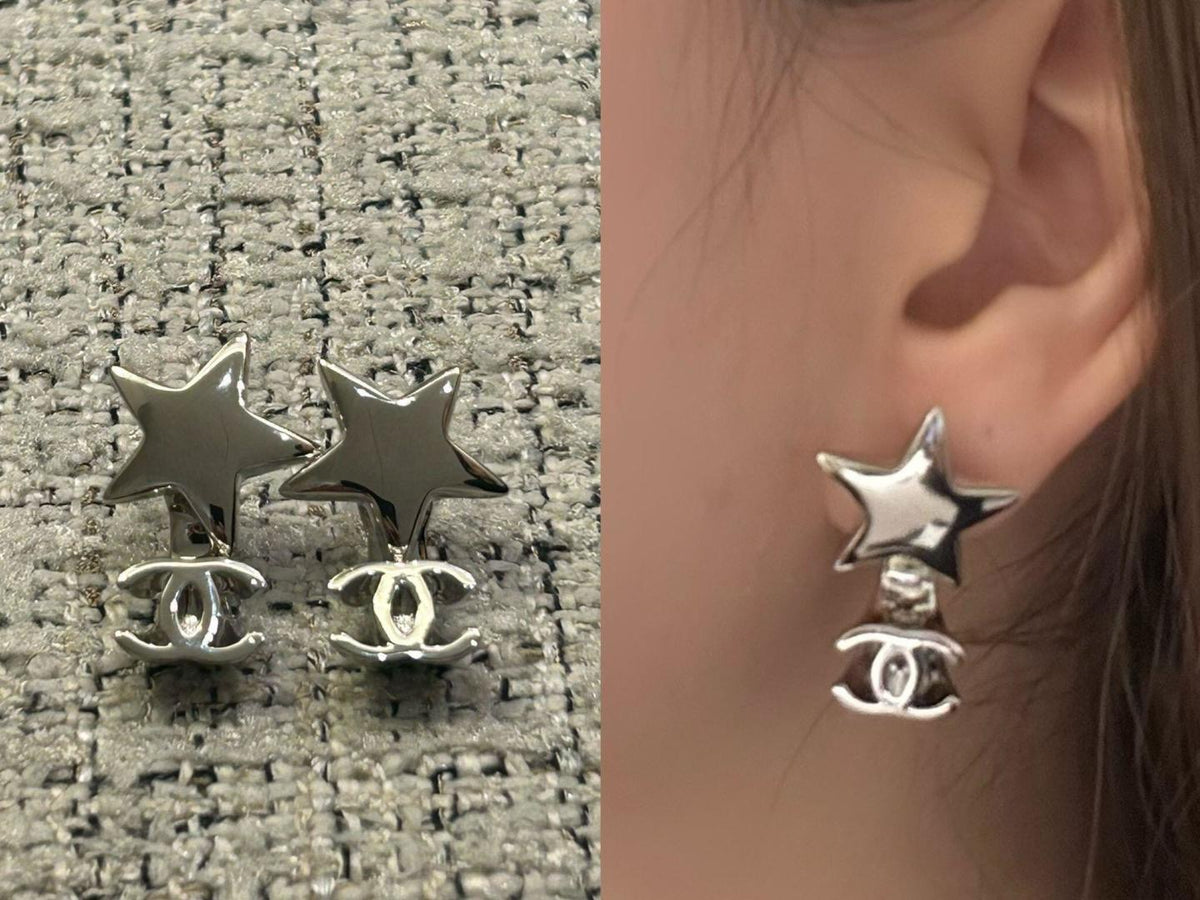 Double-C Layered Earrings