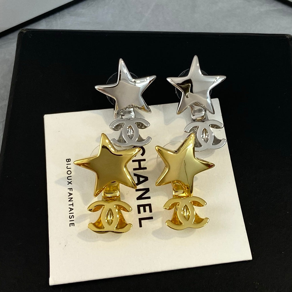 Double-C Layered Earrings