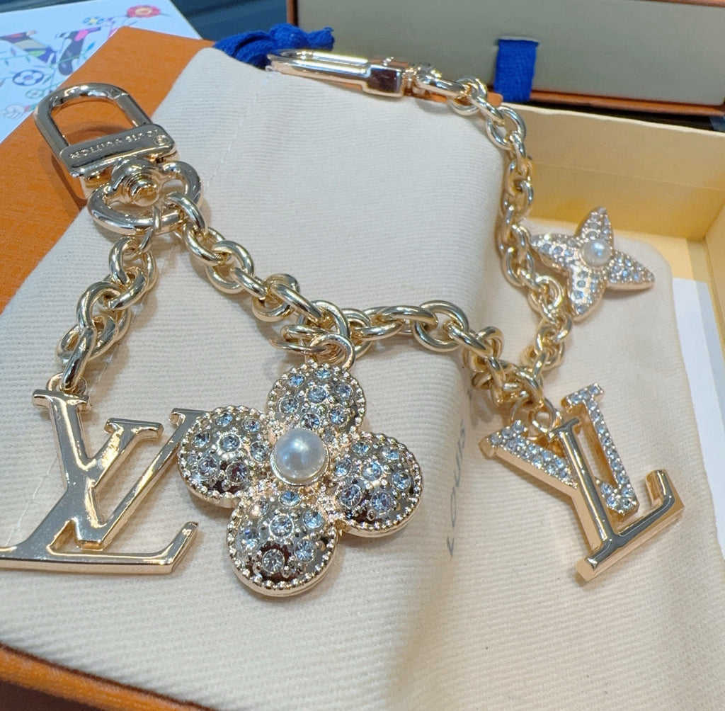 Flower Logo Keychain Chain