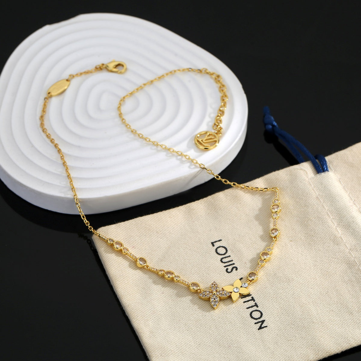 Crystal Layered Necklace