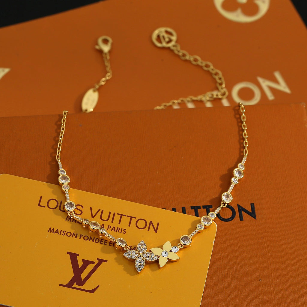 Crystal Layered Necklace