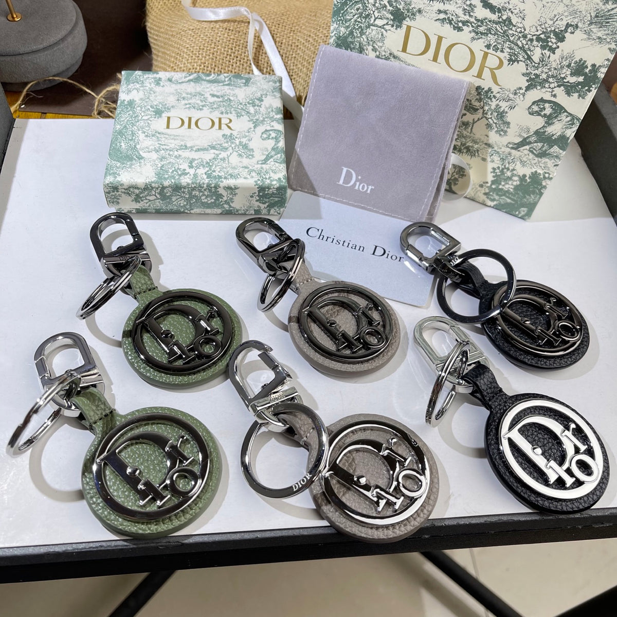 DIOR Metal Keychain