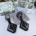 DIOR Leather Metal Keychain