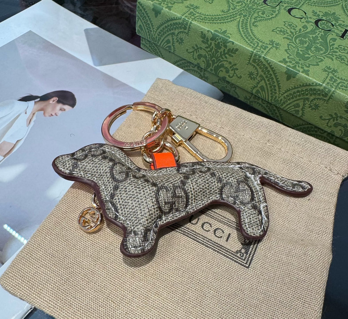 GUCCI Bag Charm Keychain
