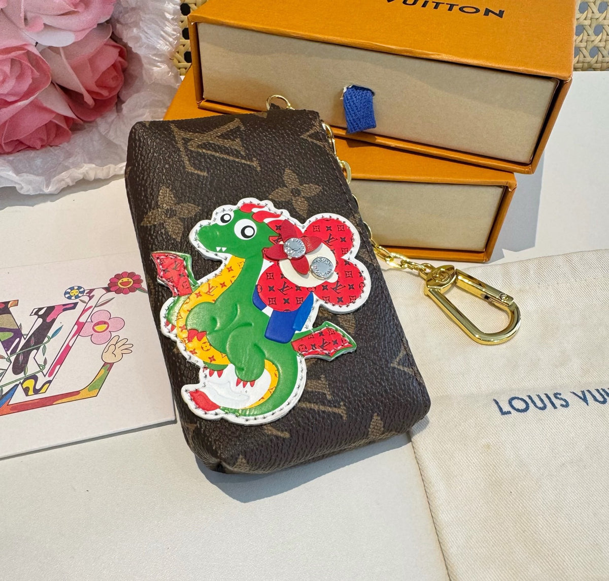 Canvas Metal Mini Bag Bag Charm