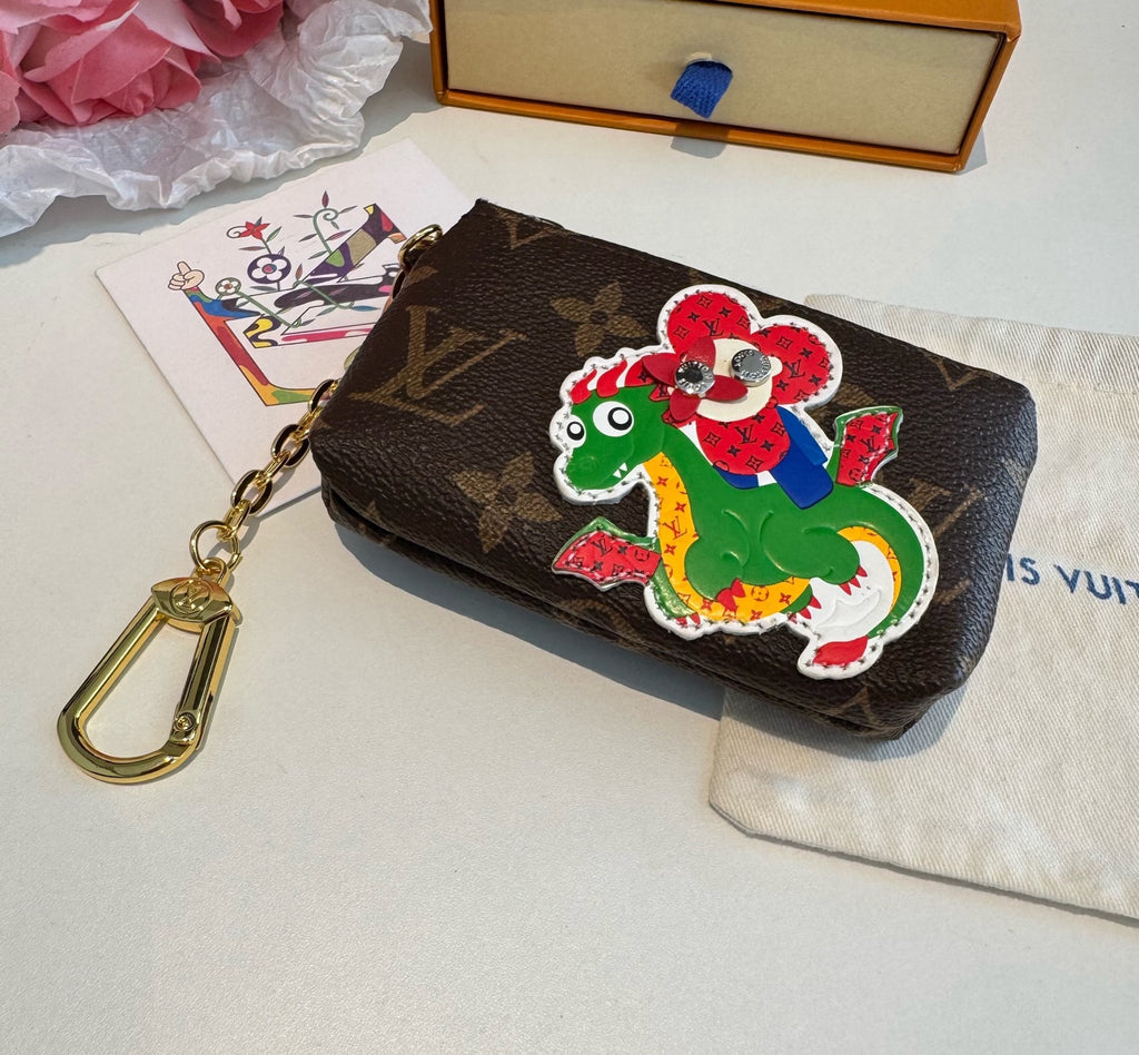 Canvas Metal Mini Bag Bag Charm
