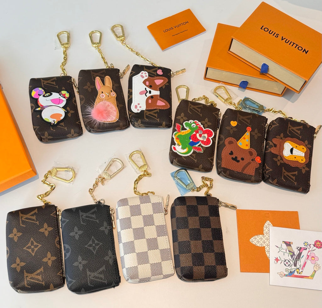 Canvas Metal Mini Bag Bag Charm