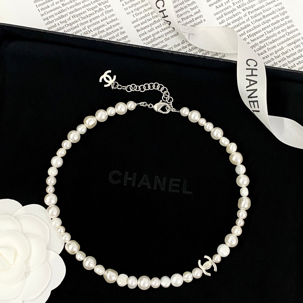 CHANEL P85 Pearl Double-C Necklace