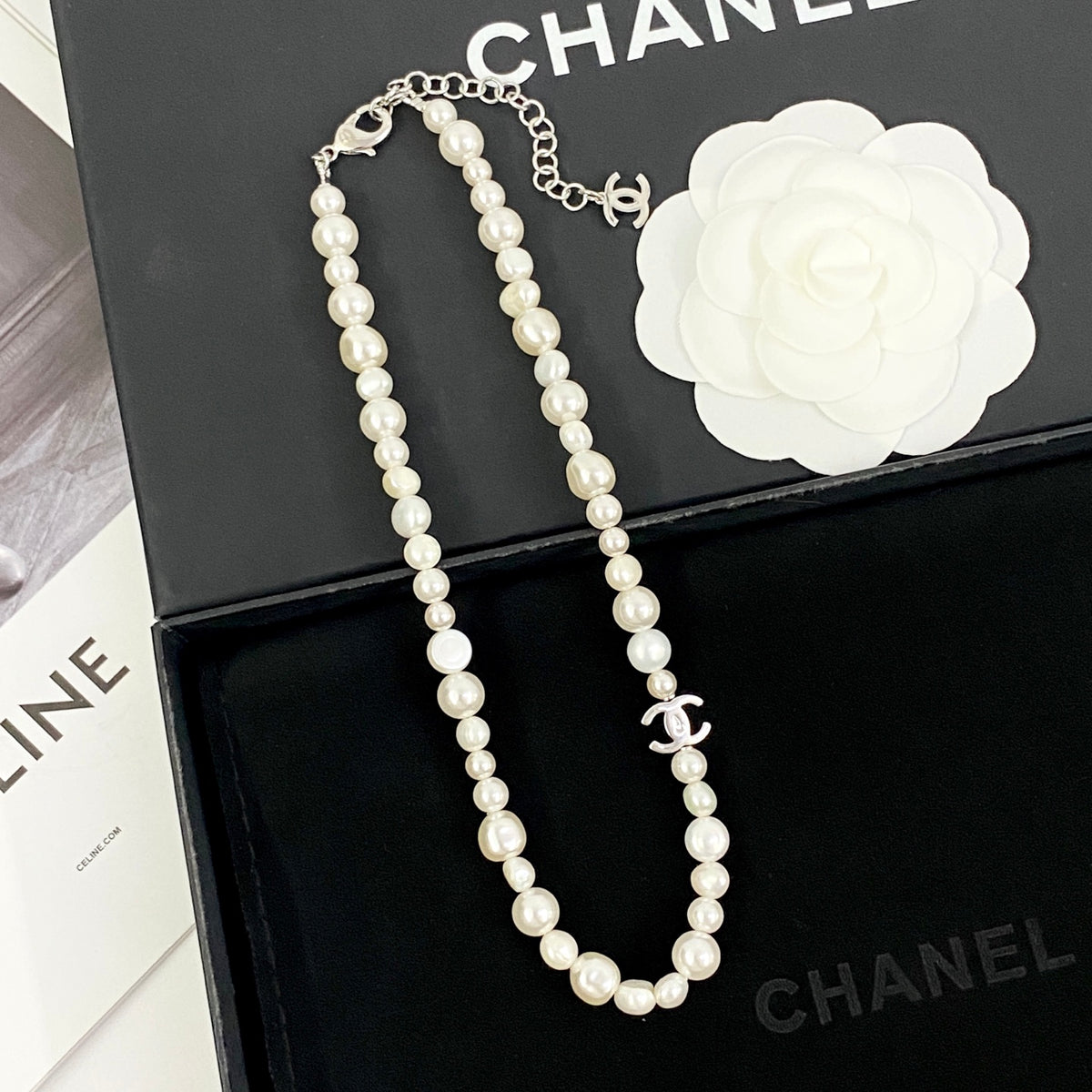 CHANEL Pearl Double-C Necklace
