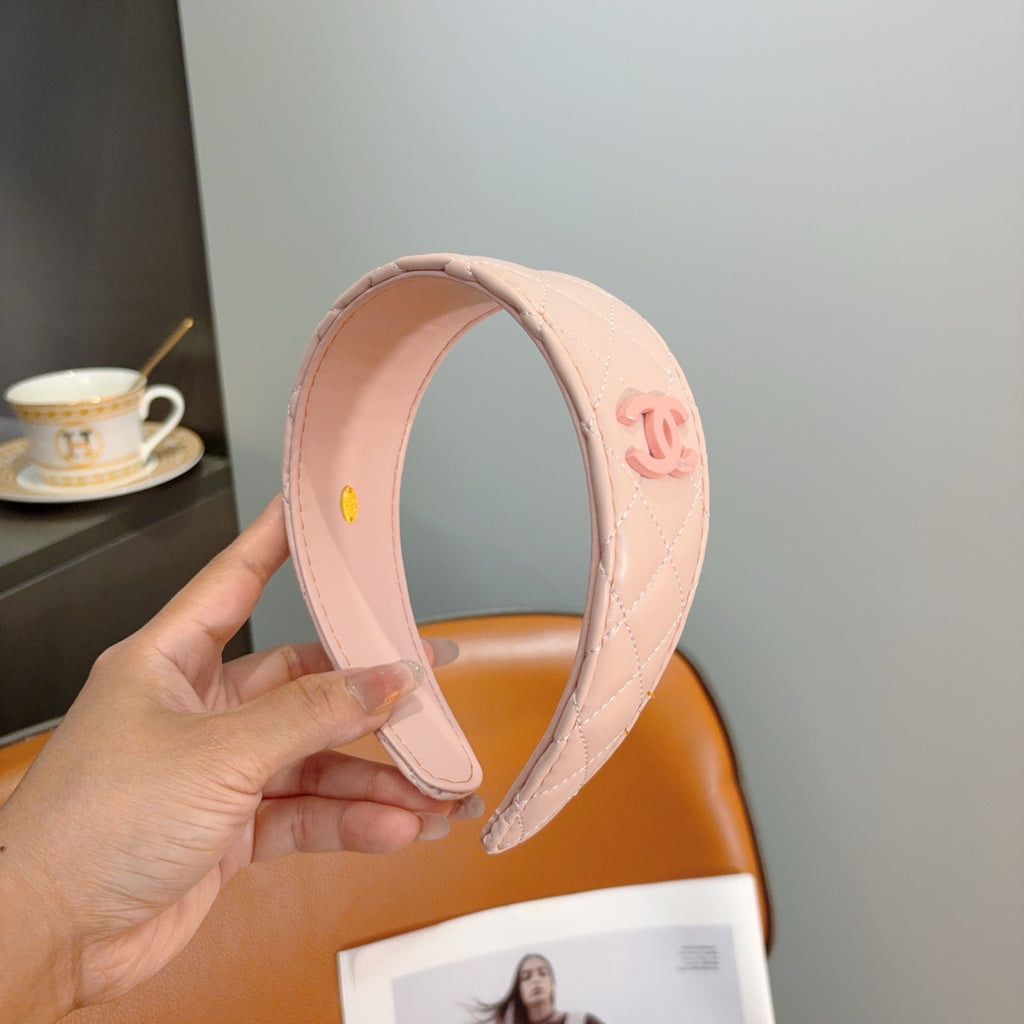 CHANEL Letter Logo Vintage Headband