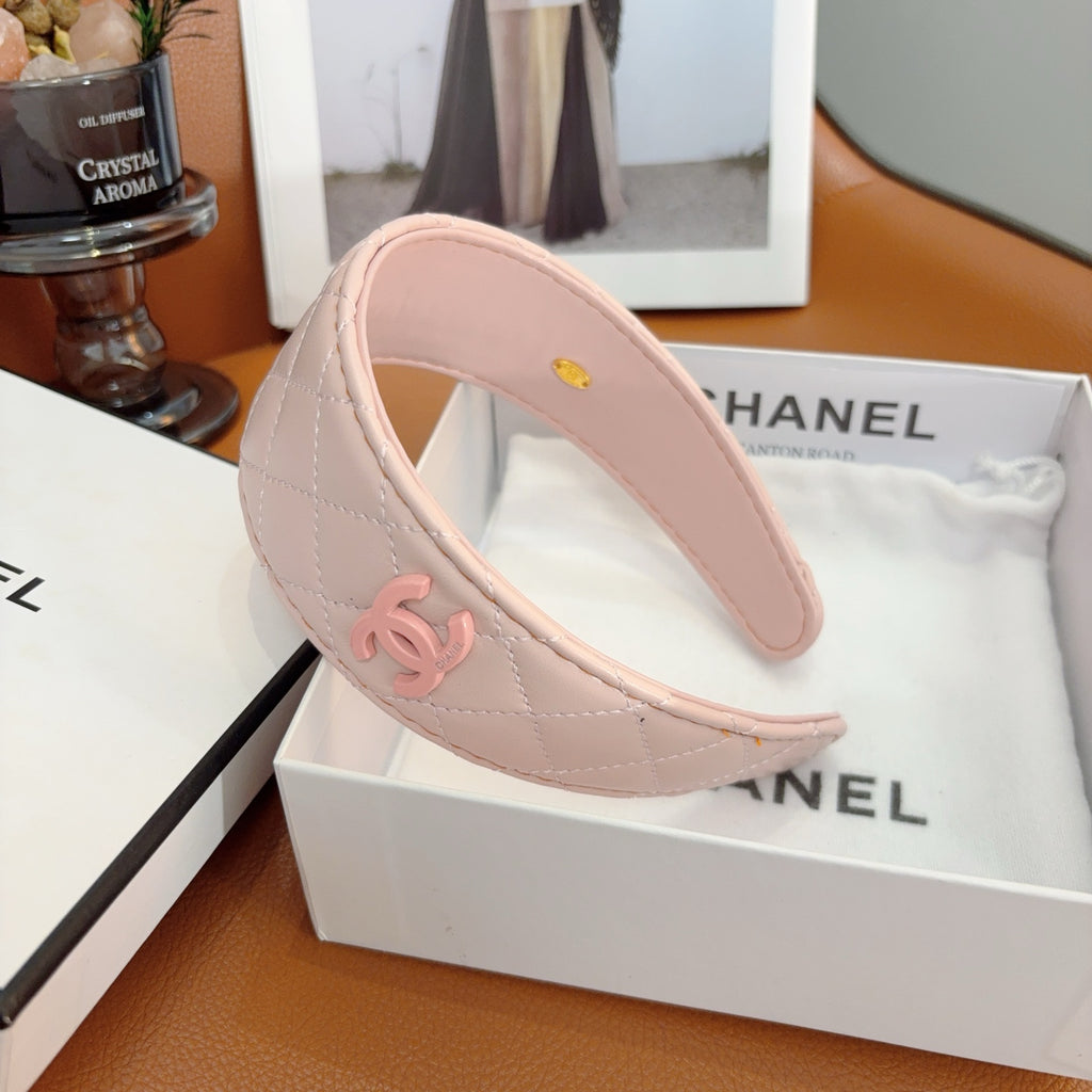 CHANEL Letter Logo Vintage Headband