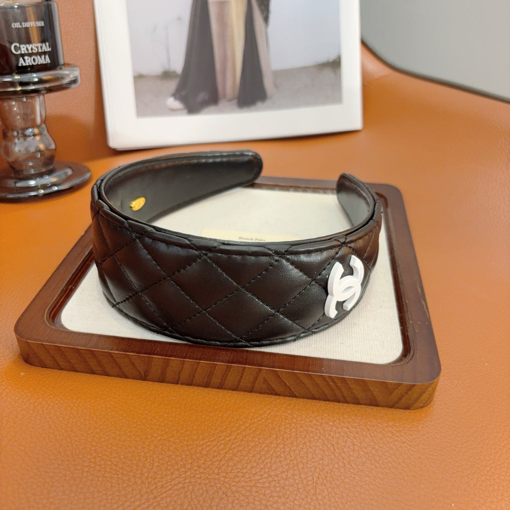 CHANEL Letter Logo Vintage Headband