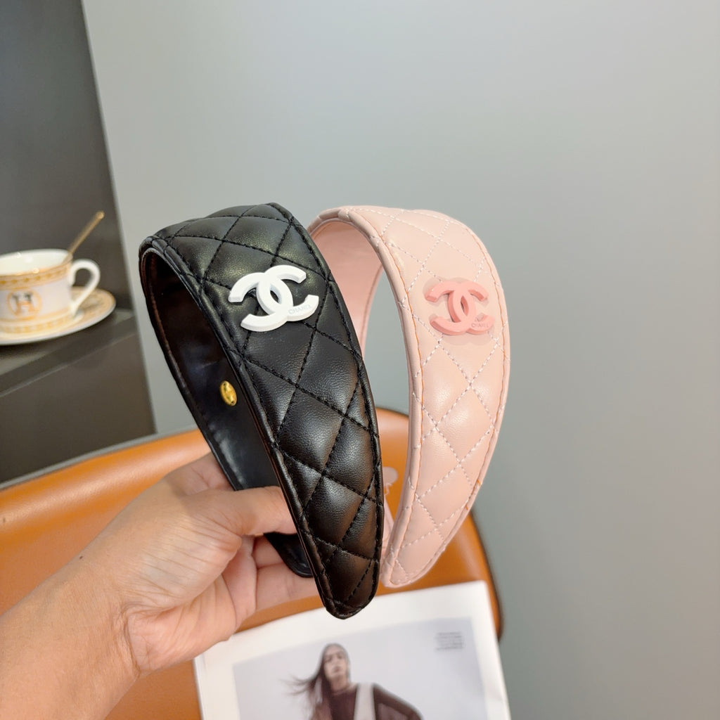 CHANEL Letter Logo Vintage Headband