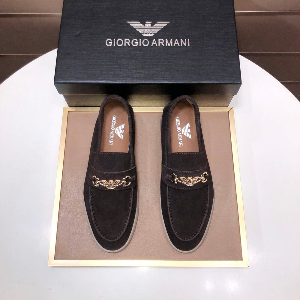 ARMANI Unisex Loafers - 412741 - Black