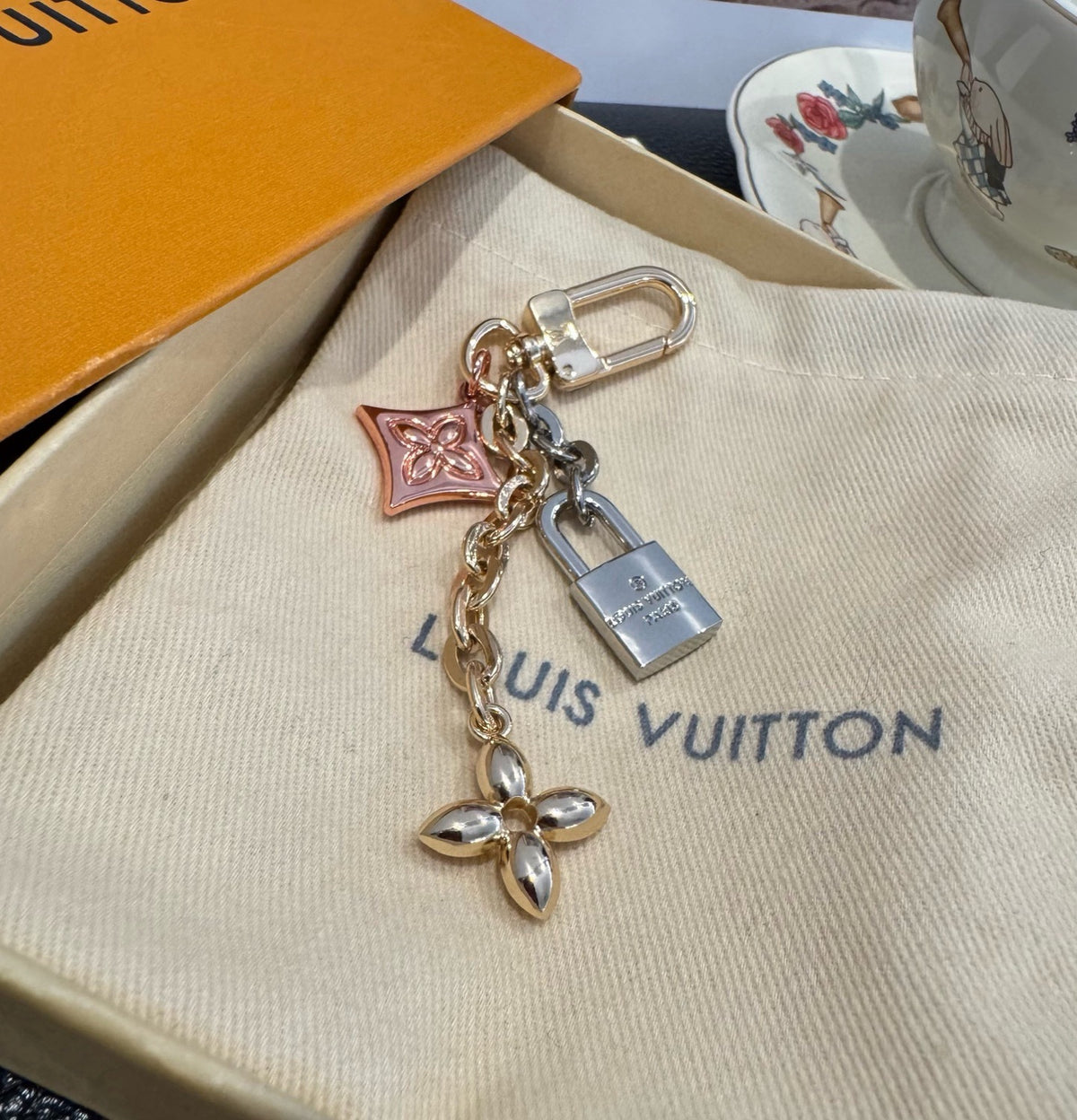LOUIS VUITTON Bag Charm Keychain