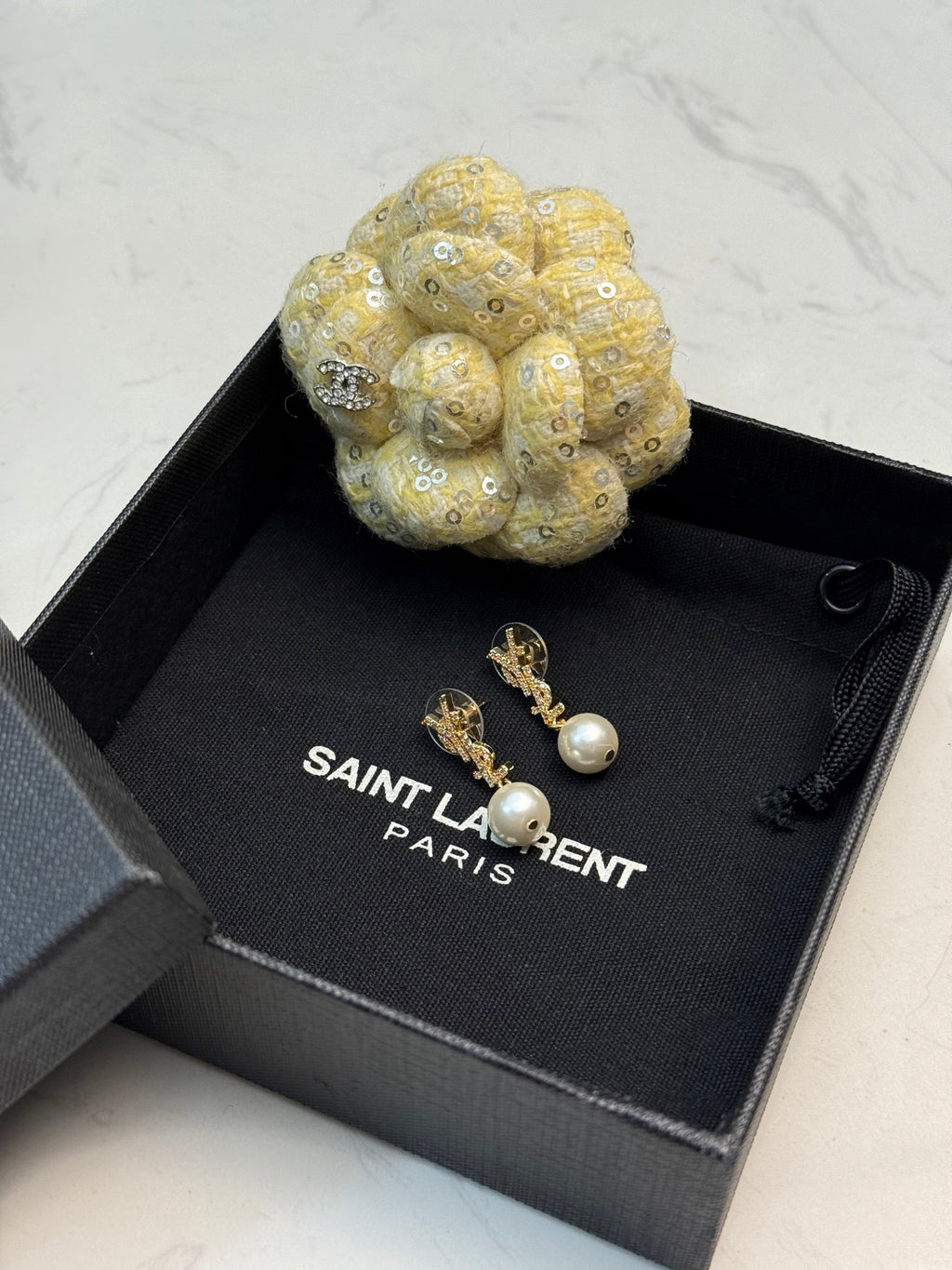 Pearl Crystal Earrings
