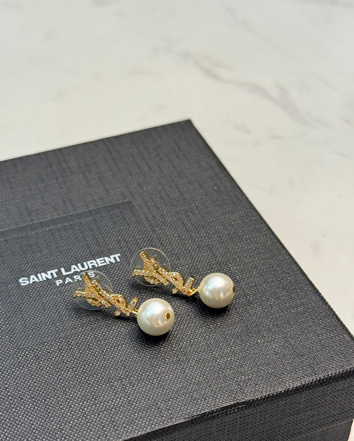 Pearl Crystal Earrings