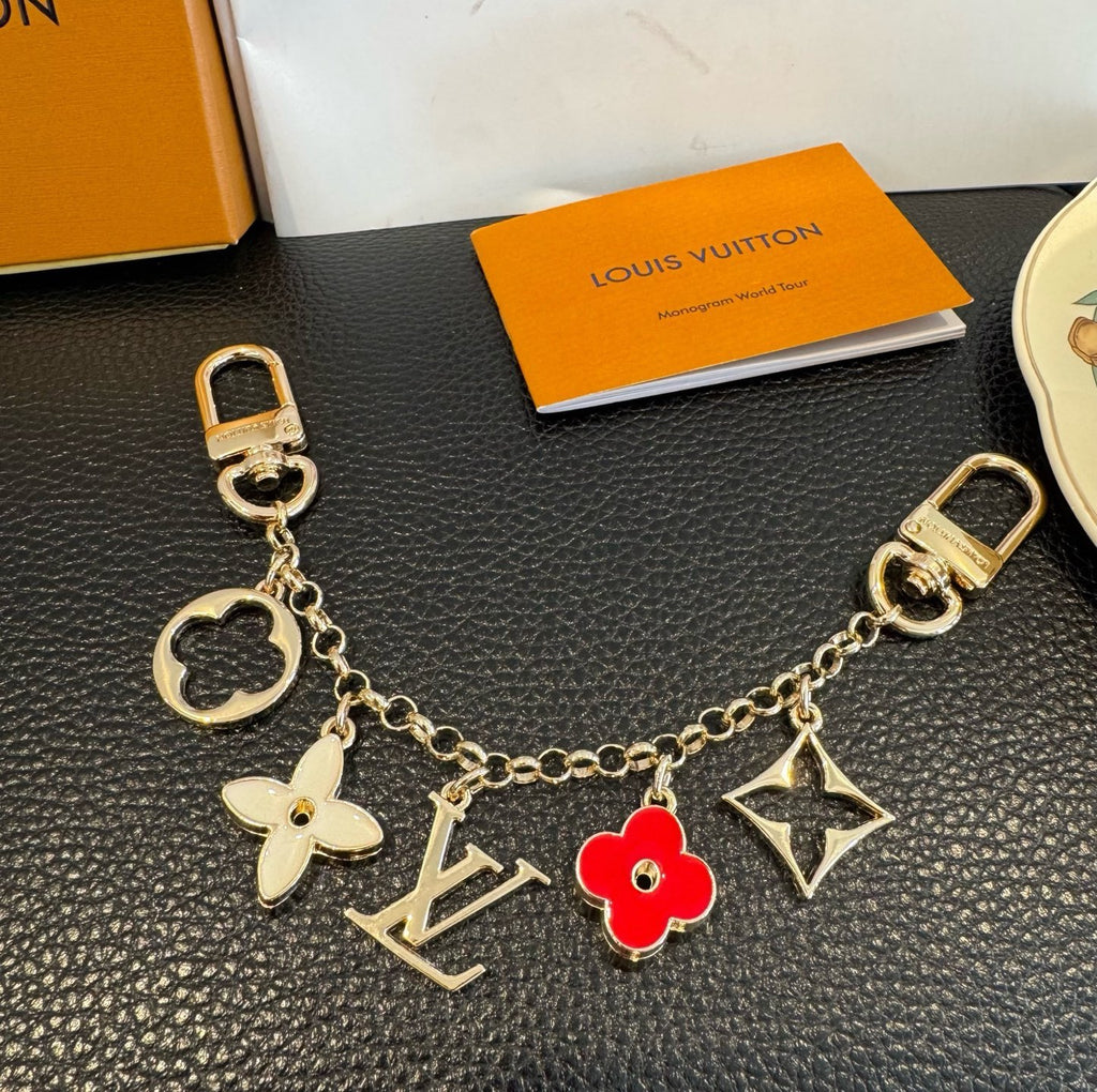 LOUIS VUITTON Canvas Bag Charm Keychain