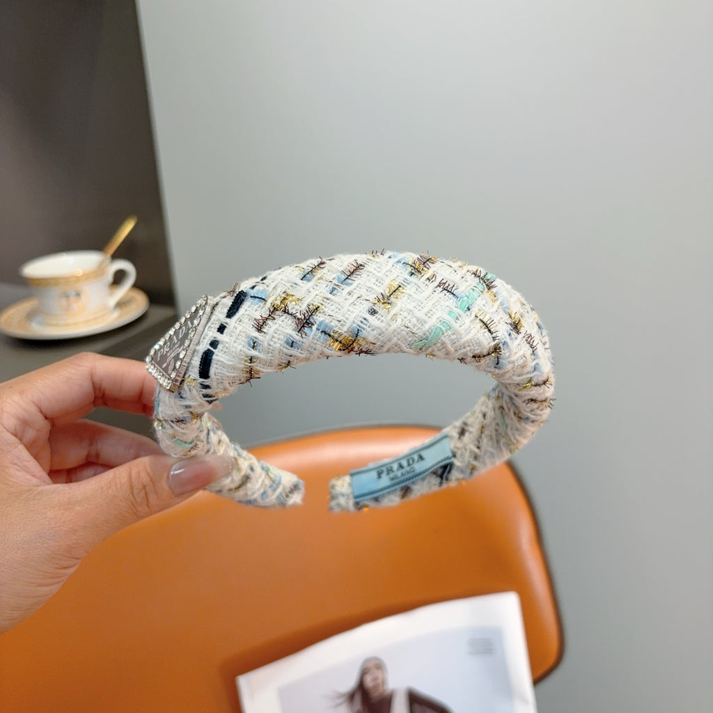 PRADA Letter Logo Headband