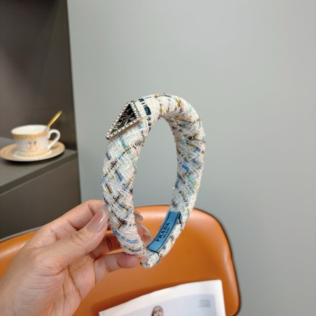 PRADA Letter Logo Headband