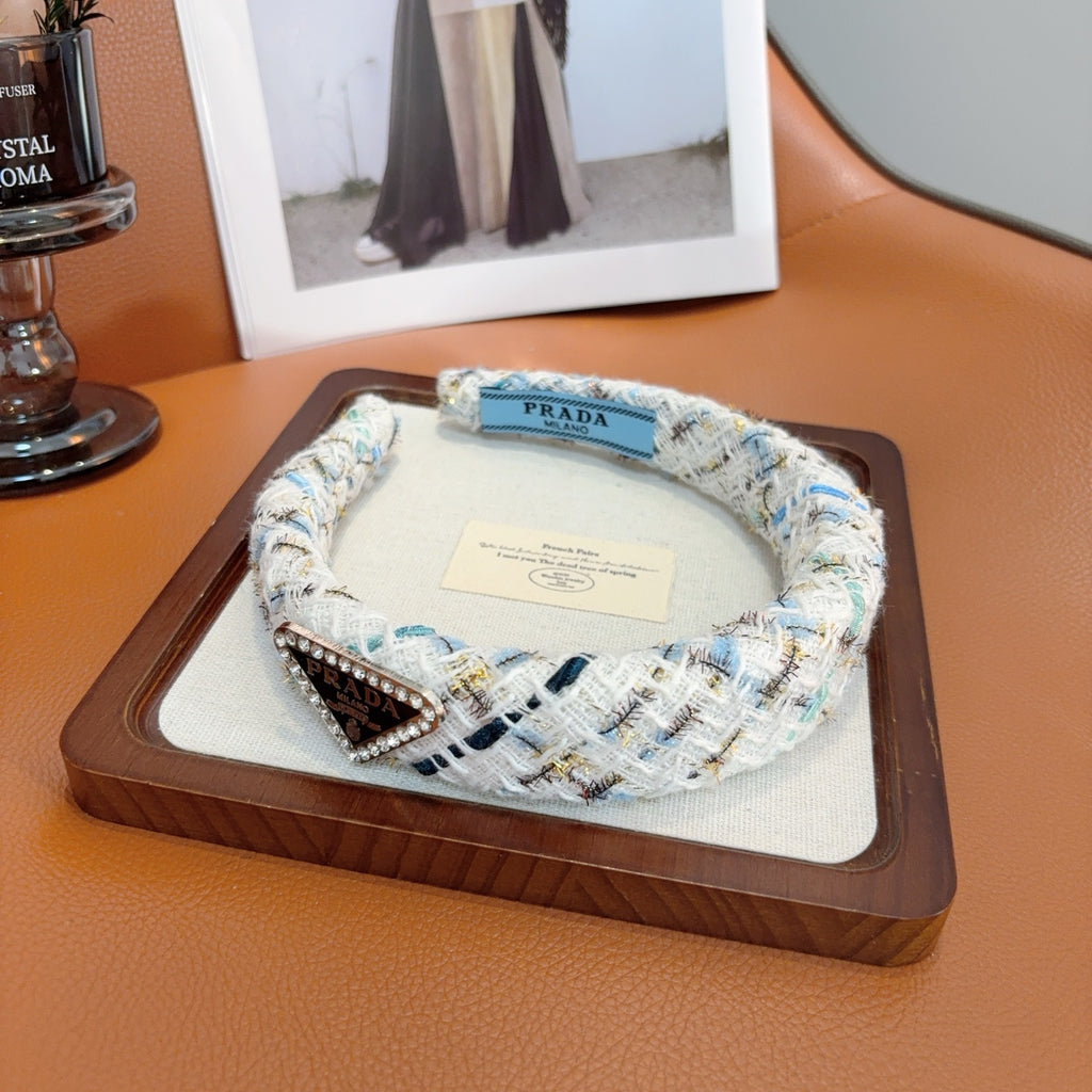 PRADA Letter Logo Headband